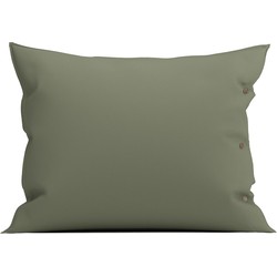 Yellow Kussensloop Percale pillowcase Army Green 60 x 70 cm