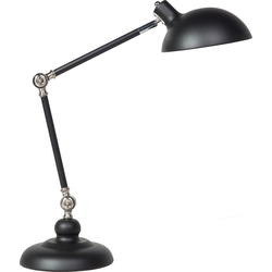 Beliani MERAMEC - Tafellamp-Zwart-Metaal
