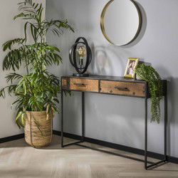 Hoyz - Kaptafel Blend - 2 Lampen - Bruin - Metaal