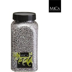 3 stuks - Gravel zilver fles 1 kilogram - Mica Decorations