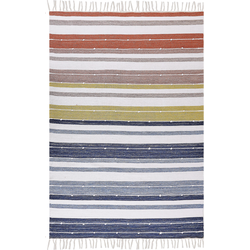 Beliani TOZAKLI - Gevlochten-Multicolor-Synthetisch materiaal