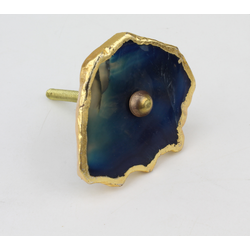 Deurknop Sascha - blauw - Modern - Handgreep - Kastgreep - Ladegreep