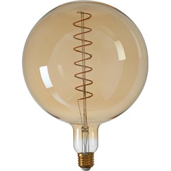 Light&living A - Deco LED globe Ø20x28 cm LIGHT 4W amber E27 dimbaar