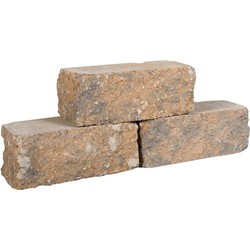 10 stuks! Cliffwalling bruin/zwarta 30x12x12 cm - Gardenlux