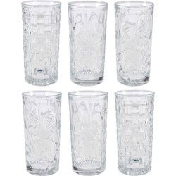 Atmos Fera Longdrinkglazen - 6x - 380 ml - sap/water/mix/drinkglazen - Longdrinkglazen