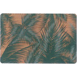 Unique Living | Placemat Nica | Rechthoekig | Polyester | Donkergroen | 30x45cm