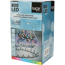 Luca Lighting Kerstverlichting - gekleurd - 16 m - 800 leds - Kerstverlichting kerstboom