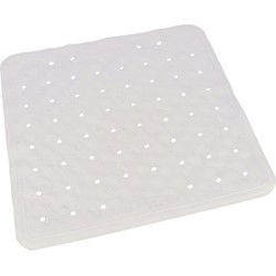 Gerimport Badmat - anti-slip - wit - douchemat - 45 x 45 cm - vierkant - Badmatjes