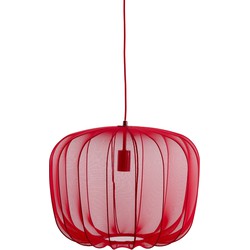 Light & Living - Hanglamp PLUMERIA - Ø50x37.5cm - Rood