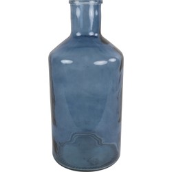 Countryfield vaas - blauw - glas - XXL fles - D24 x H52 cm - Vazen