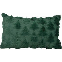 Sierkussen Furry XMAS Tree Groen | 30 x 50 cm | Polyester