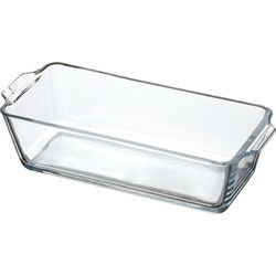 Chef Traiteur Ovenschaal van borosilicaat glas - rechthoek - 0.8 Liter - 23 x 10 x 6 cm - Ovenschalen