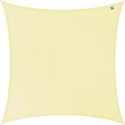 Kopu® Schaduwdoek 5x5m Vierkant Waterdicht 230 gram Zonnedoek - Creme