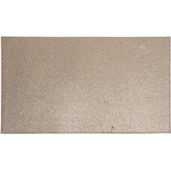 4x Diner/kerstdiner placemats bruin/goud met glitter 44 x 29 cm - Placemats