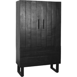 Hoge Kast Santos 2-Deurs 94x40x160 cm