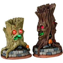 Spooky Tree Trunks 12x5x20 cm 2st Halloween