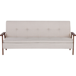 Beliani TJORN - Slaapbank-Beige-Polyester