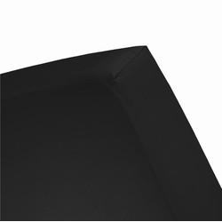 Damai New Fit Hoeslaken Elastomeer Jersey - black 80/90x200/220cm