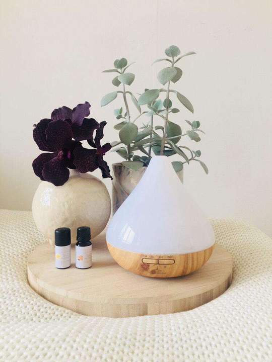 Nimbus 2.0 - Geurwolkje® Aroma Diffuser - Groen - 200 ml - tevens nachtlampje - 