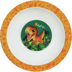 Jurassic World dinosaurus bord - diep - D16 cm -kunststof - kinderbord - Kinderservies
