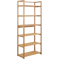 Boekenkast Naturel - 80x40x199,2cm - Mista