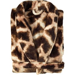 Zo!Home Badjas Giraffe Brown S