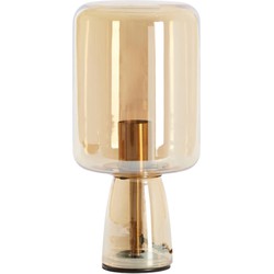 Light and Living tafellamp  - goud - glas - 1880083