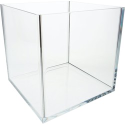 Vaas - plastic - onbreekbaar – vierkant –30 cm x 30 cm x 30 cm