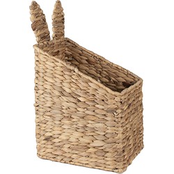 Clayre & Eef Opbergmand  25x18x20/42 cm Bruin Rotan Mand