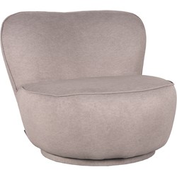 LABEL51 Fauteuil Bunny - Taupe - Microfiber - One Size