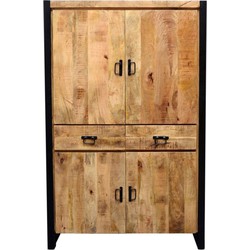 Benoa Britt 4 Door 2 Drawer Cabinet 115 cm
