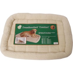 Draadkooibed comfort ivoor 55 x 35 cm