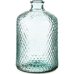 Giftdecor Bloemenvaas Scubs - transparant - gerecycled glas - D18 x H31 cm - Vazen