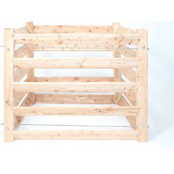 Westmann Compostbak hout Konni S - 85x85x80 cm