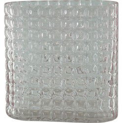 Vase - Ribble - Glass - Pink - 18x9,5x17,5cm