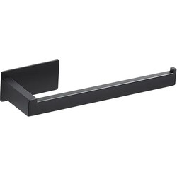 XIVADA Keukenrolhouder Mona - Zonder Boren - Plakstrip - Rvs - Zwart