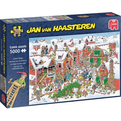 Jumbo Jan van Haasteren legpuzzel Het dorp van de Kerstman - 5000 stukjes