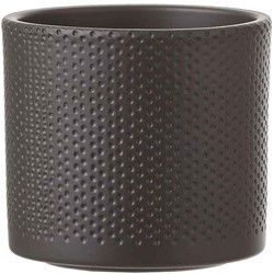 Mica Decorations Era Bloempot Rond - 21x23 cm - Donkergrijs