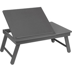 Opvouwbare bedtafel – Laptop tafel - ontbijt op bed - Inklapbaar - Goede werkhouding - Zwart