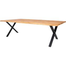 Fendi eikenhouten eettafel naturel - 300 x 100 cm