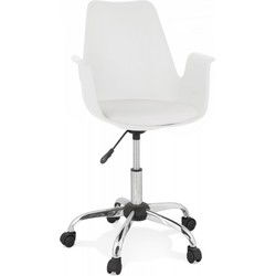 Bureaustoel met armleuningen TRIP 58x58x82 cm Wit