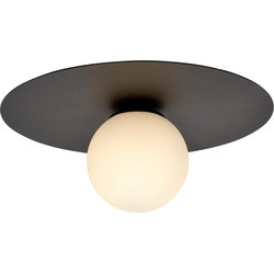 Minimalistische plafondlamp Bellucci Zwart