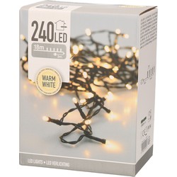 LED kerstverlichting warm wit 240 lampjes - Kerstverlichting kerstboom