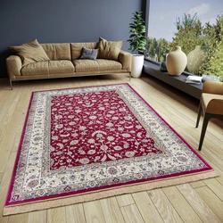 Klassiek vloerkleed - Almas - Rood - 135 X 195 CM