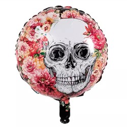 Folieballon Day of the Dead Dubbelzijdig - 45 cm