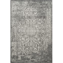 Safavieh Transitional Indoor Woven Area Rug, Evoke Collection, EVK256, in Grey & Ivory, 201 X 274 cm