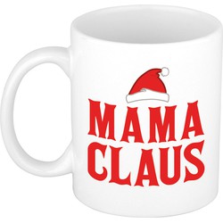 Mama Claus mok/beker kerstcadeau moeder Kerstmis 300 ml - Bekers