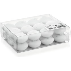 Trend candles Drijfkaarsen - 24x - wit - 4,5 cm - 4 branduren - Drijfkaarsen
