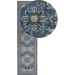 KOTTAR - Loper - Grijs - 80 x 300 cm - Polyester