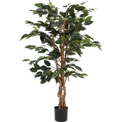 Mica Decorations Ficus Kunstplant - H110 x Ø65 cm - Groen